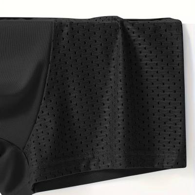 Men'S Cooling Mesh Boxer Briefs - Breathable Graphene Fiber, Soft & Comfortable Athletic Wear