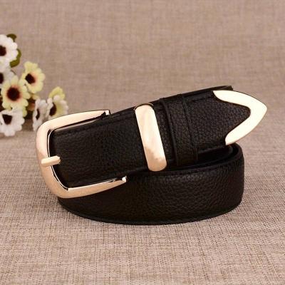 Fashion Women Belts High Quality Golden Buckle Best Matching Dress Jeans Belts for Lady LB2146