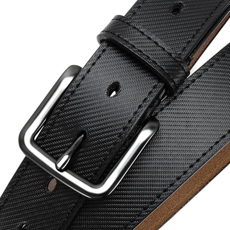 Leather Belt for Men - 35mm Men Belts for Jeans Casual and Dress